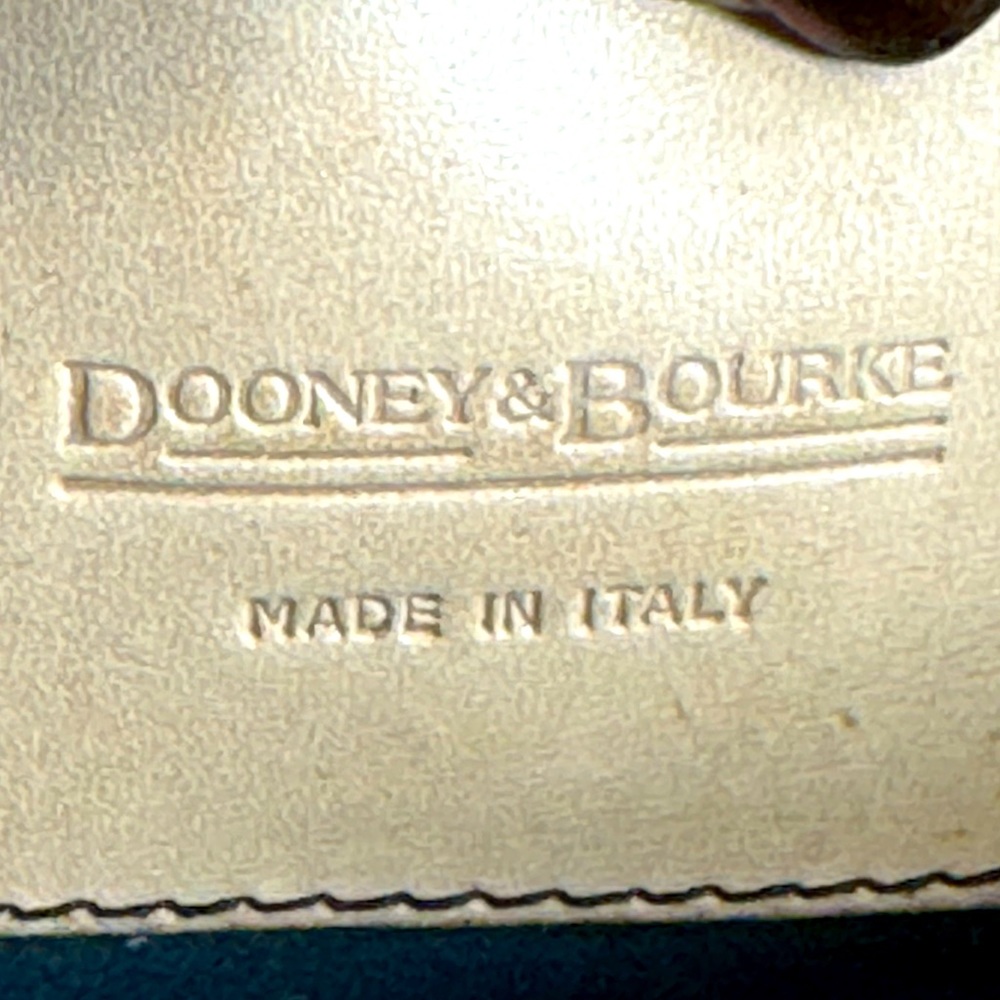 Dooney & Bourke Italian Leather Croc Embossed Rare Satchel - Made in Italy - Picture 8 of 11